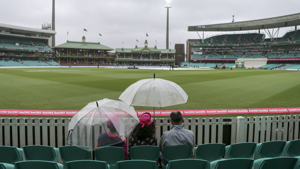 Weather for ducks: Rain delays play on day four with Australia clinging to life in the fourth Test.