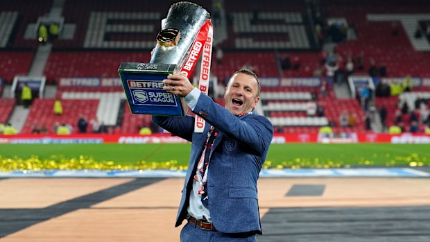 Willie Peters – celebrating last year’s Super League premiership triumph –  shapes as the next NRL coach-in-waiting.