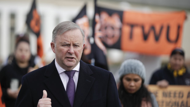 Labor leader Anthony Albanese.