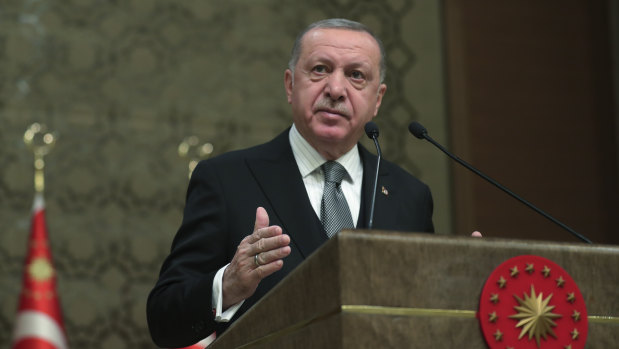 Turkey's President Recep Tayyip Erdogan on Thursday.