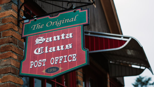 The local Santa Claus post office.