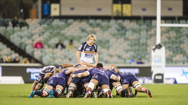 Just 5283 fans watched the Brumbies play against the Rebels.