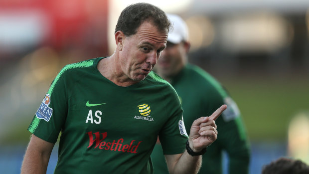 Happy camper: Matildas boss Alen Stajcic is delighted with next year's 'Cup of Nations' fixtures against New Zealand, South Korea and Argentina.