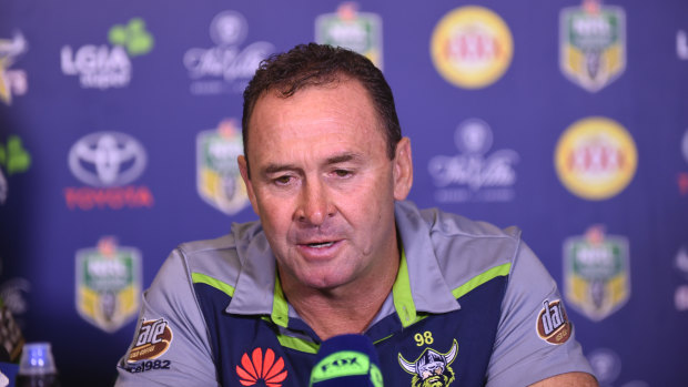 Ricky Stuart returns to Raiders’ HQ on Wednesday morning.