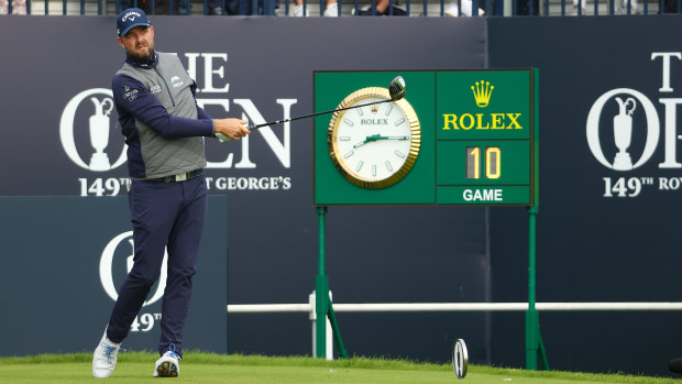 Marc Leishman played well from tee to green at Sandwich but struggled with his putter.