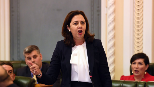 Premier Annastacia Palaszczuk has slammed the decision to keep the NRL grand final in Sydney as the city's two major rectangular stadiums are renovated.