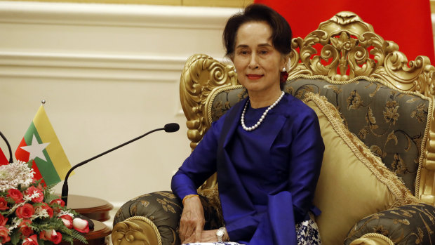Myanmar State Councillor and de facto leader Aung San Suu Kyi.
