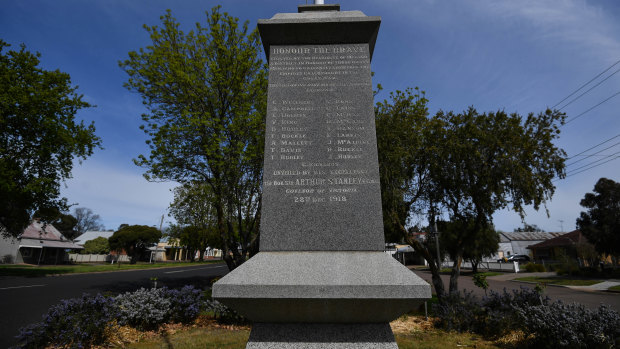 The Merino war memorial.