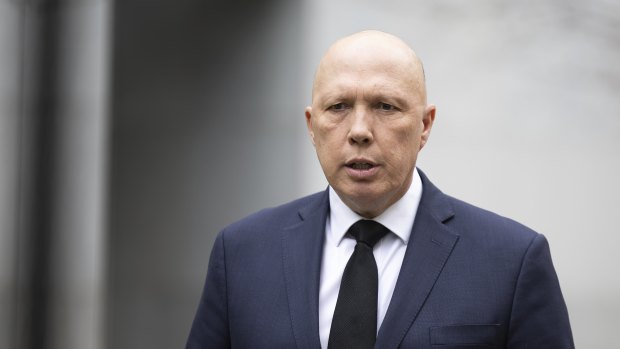 Opposition Leader Peter Dutton has accused the government of making up the details of an Indigenous Voice to Parliament “on the run”.