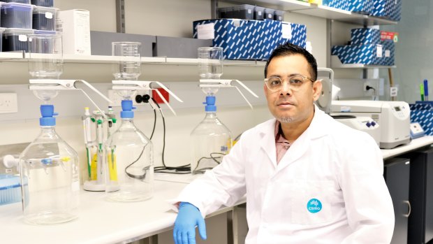 Dr Warish Ahmed, lead author on the research into using wastewater on planes and ships to test for coronavirus.
