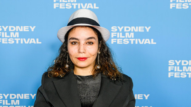Winner of the $60,000 Sydney Film Prize for The Mother Of All Lies: Asmae El Moudir at the Sydney Film Festival.