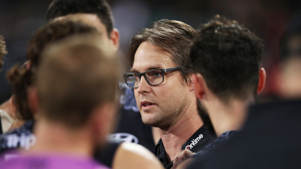 Carlton coach David Teague says the Blues are lacking confidence after another defeat.