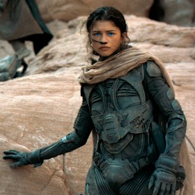 Zendaya plays a mysterious young woman from the Bedoin-like inhabitants of Arrakis. 