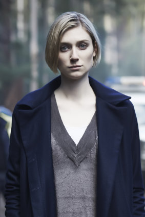 Elizabeth Debicki in Foxtel's Tasmania-set thriller The Kettering Incident.