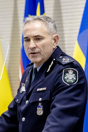 Le commissaire adjoint de l'AFP, David McLean.
