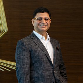 Vikas Rambal in his Perth office.