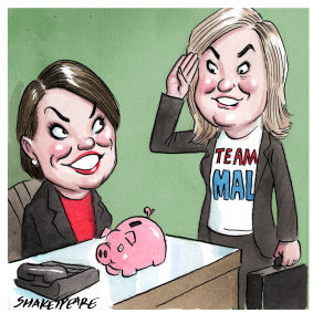 Anna Bligh and Sally Cray.