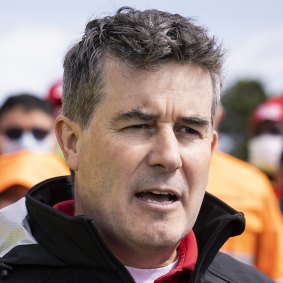 United Workers Union national secretary Tim Kennedy, pictured in 2021.