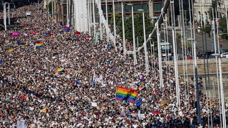 They tried to ban Pride. They got Hungary’s biggest anti-government protest in years