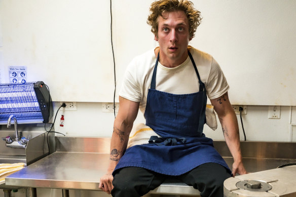 Jeremy Allen White plays chef ‘Carmy’ Berzatto, who returns to Chicago to work in the scuzzy sandwich shop he inherited from his family.