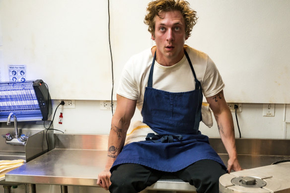 Jeremy Allen White plays chef “Carmy” Berzatto, who returns to Chicago to work in the scuzzy sandwich shop he inherited from his family.