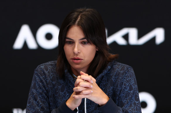 Ajla Tomljanovic is out of the US Open.