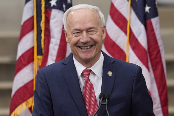 Former Arkansas governor Asa Hutchinson is running for president. 