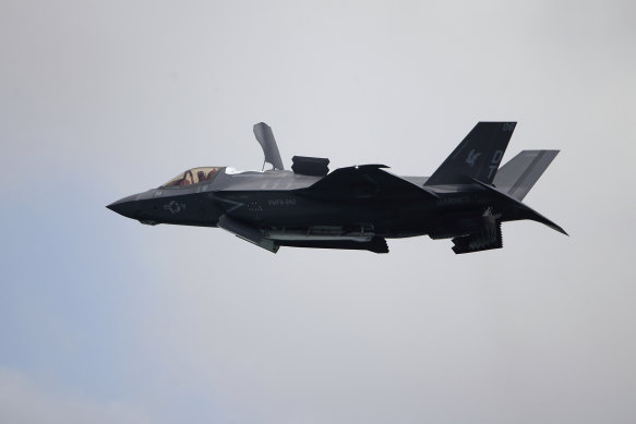 Missing: A United States Marine Corps F-35B.