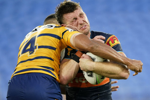 Jai Arrow doesn't want Sunday's 46-6 hammering against the Eels to be his final Titans memory.