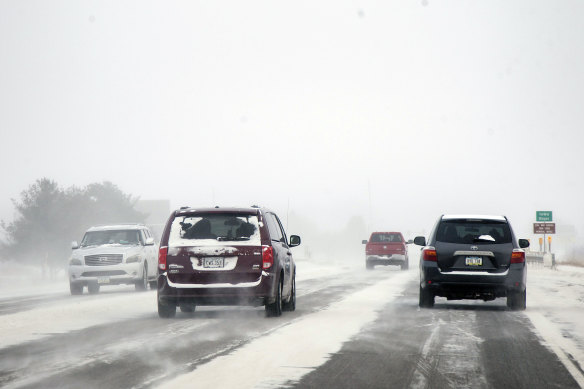 Blizzards resulting in power outages and cancelled flights are being experienced across the US.