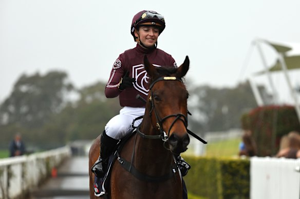 Siena Grima after winning on Attractiveness last month at Rosehill.