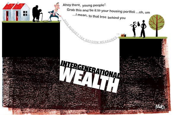 When it comes to economic, housing, social and environmental factors, the trend is less favourable for younger generations.