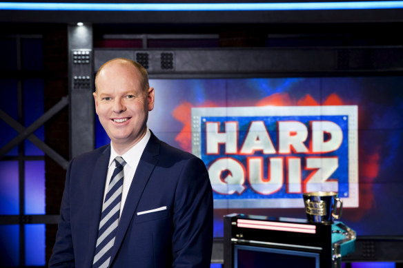 Tom Gleeson hosts the popular show 
Hard Quiz on the ABC.