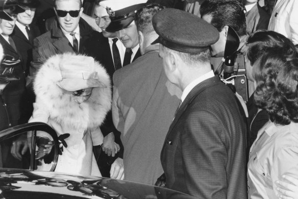 Garland arrived at Spencer Street Station in Melbourne, and cancelled her press conference.