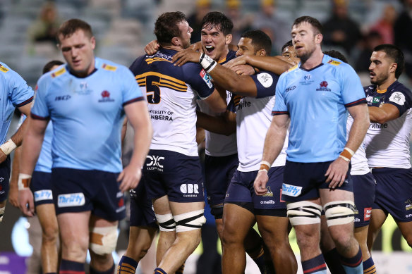 The Waratahs haven’t beaten the Brumbies since 2018. 