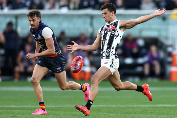 Nick Daicos had another superb outing for the Magpies.