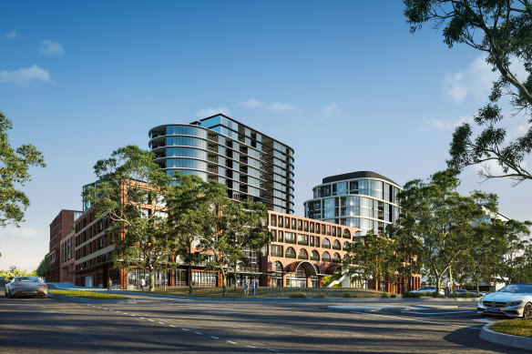 An artists drawing of the planned Northcote Plaza redevelopment.