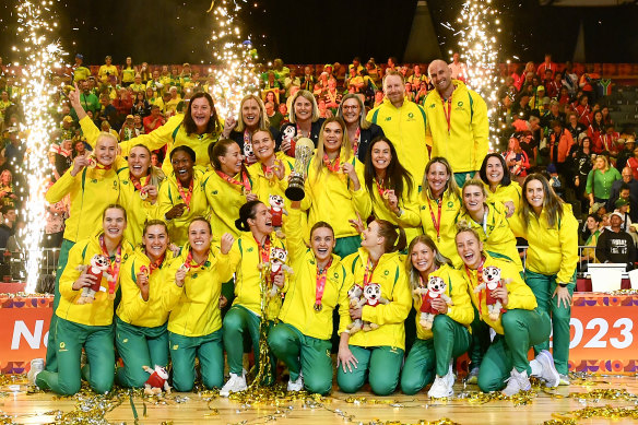 The Diamonds were crowned world champions for the 12th time.