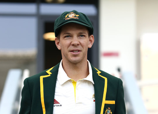 Tim Paine during his time as Australian Test cricket captain.
