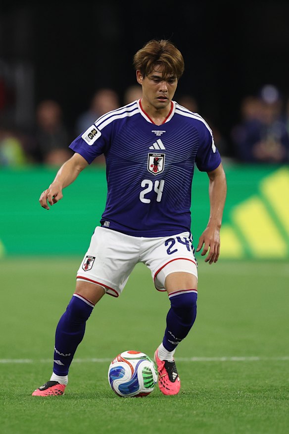 Kaishu Sano in action for Japan this tournament.