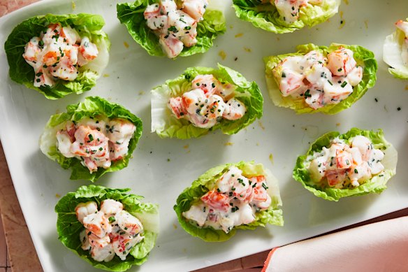RecipeTin Eats’ prawn cocktail lettuce cups (and spicy margaritas).