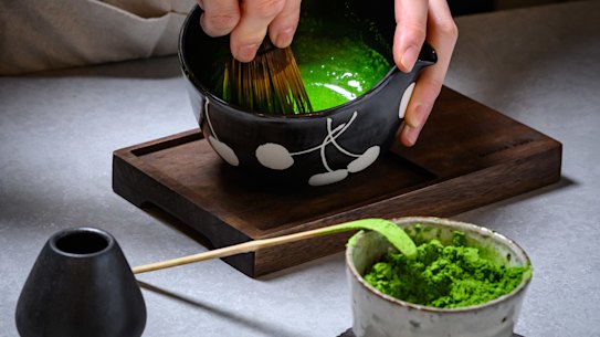 All matcha is whisked by hand.