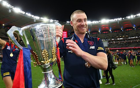 Simon Goodwin is intent on putting a line through concerns over his behaviour from 12 months ago.