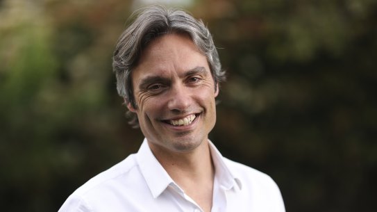 Dr Nick Coatsworth at his home in Canberra.