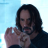 Keanu Reeves in The Matrix Resurrections.