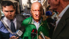 Former broadcaster Alan Jones on Monday.