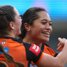 Tigers roar into NRLW with thrashing of last year’s grand finalists