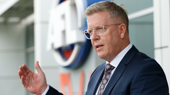 AFL footy boss Steve Hocking.