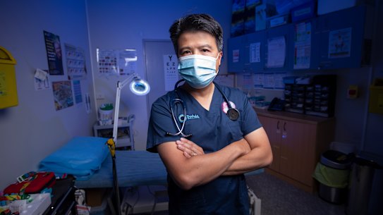 Victorian GP Bernard Shiu said his clinic in Geelong had reduced its bulk-billing rate from up to 80 per cent to around 30 per cent over the last seven years.