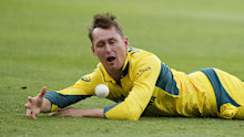 Australia's Marnus Labuschagne drops India's Shubman Gill.